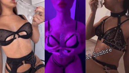 Celia Ricci Sucks a Transparent Dildo Nude Video Leaked Borntobefuck