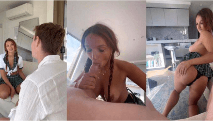 Gracewearslace Schoolgirl Blowjob Video Leaked Borntobefuck