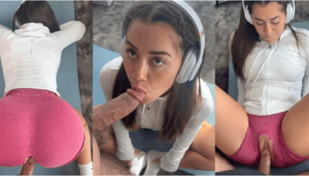 Jadeteen Morning Yoga Sextape Video Leaked Borntobefuck