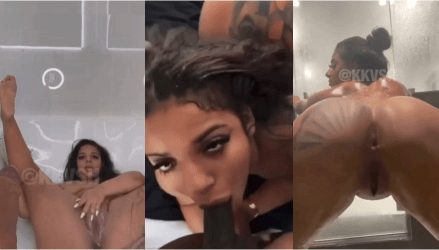 KKVSH BG Blowjob and Bathtub Masturbation Video Leaked Borntobefuck