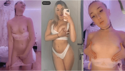 La Julie Pop White Lingerie Nude Video Leaked Borntobefuck