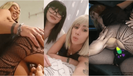 Littleangel84 Car Strap on Sex Lesbian Sextape Video Leaked Borntobefuck