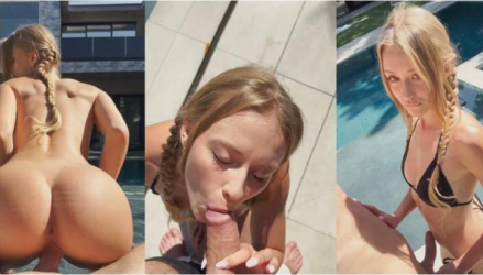 Littlepolishangel Pool Creampie Porn Video Leaked Borntobefuck