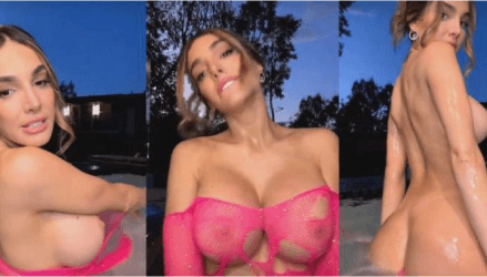 Lyna Perez Pool Livestream Video Leaked Borntobefuck