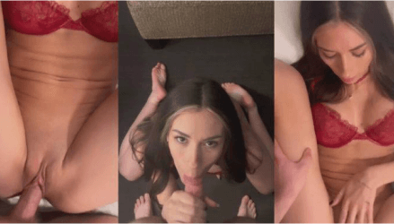 Noturhoneybb Red Lingerie Sextape Video Leaked Borntobefuck