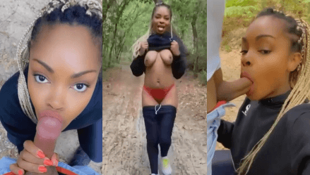 Ruby_vrose Blowjob in Forest Sextape Video Leaked Borntobefuck