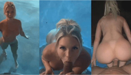 ScarlettKissesXO Pool Sextape Video Leaked Borntobefuck