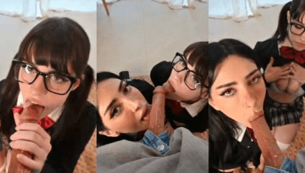 SooGSX School Girls Blowjob Video Leaked Borntobefuck