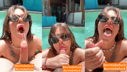 Unmissabl BG Pool Blowjob Sextape Video Leaked Borntobefuck