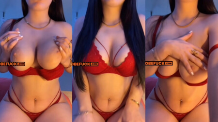 Alicia.gfd Red Lingerie Striptease Porn Video Leaks Borntobefuck