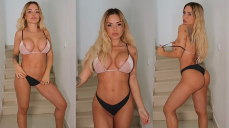 Aurelie Preston Stair Run Body Teasing Nude Video Leaks Borntobefuck