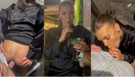Clementine Marceau WC Restaurant Sextape Video Leaked Borntobefuck
