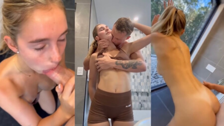 Ella Alexandra BG Bathroom Sextape Video Leaks Borntobefuck