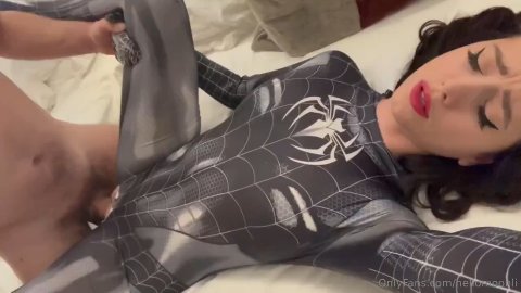 Hellolimoon Spider-Man Cosplay Sextape Porn Video Leaks Borntobefuck