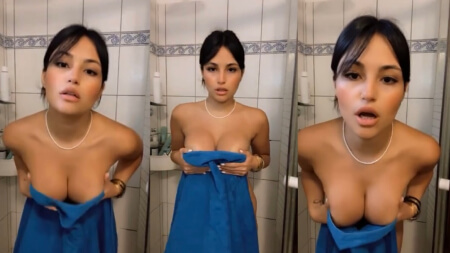 Tiffaniesftn Hot Before Shower Tease Video Leaks Borntobefuck